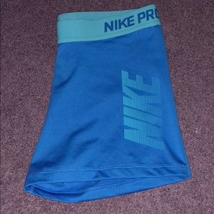Blue nike pros
